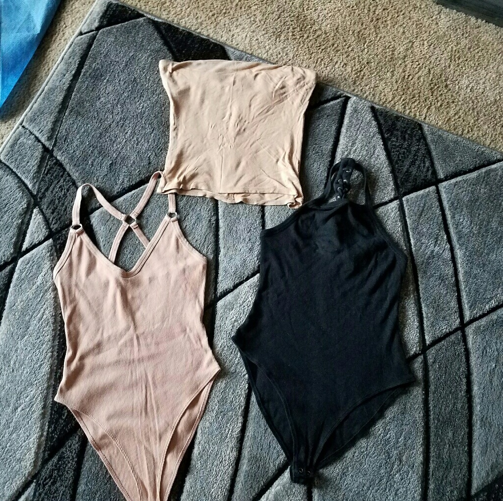 Forever 21 bodysuit pac sun tube top